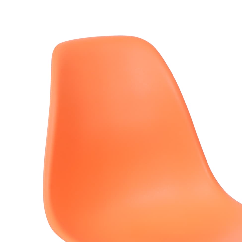 Cadeira DKR com Rodízios Laranja