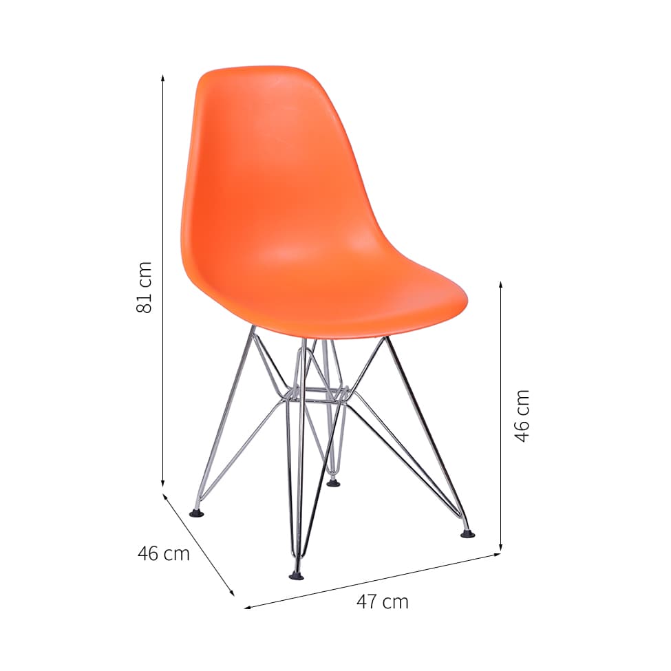 Cadeira Eames IV Laranja