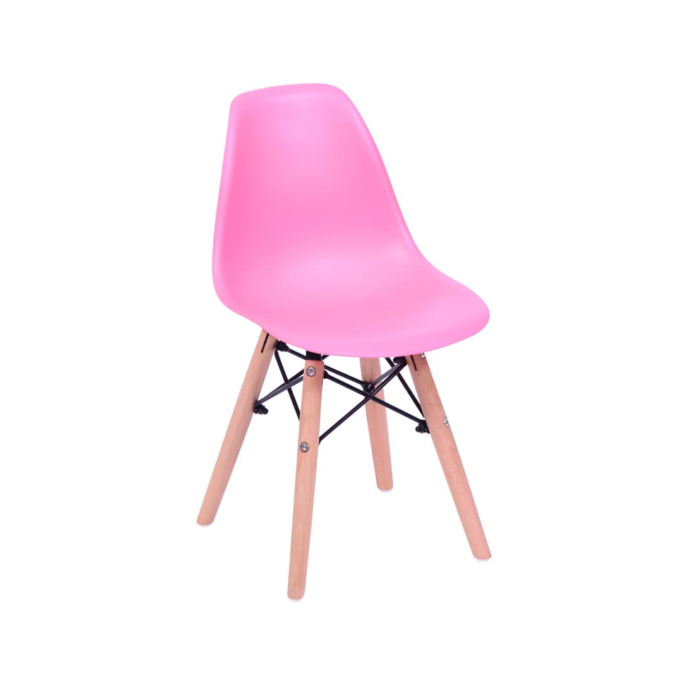 Cadeira Infantil Eames Rosa