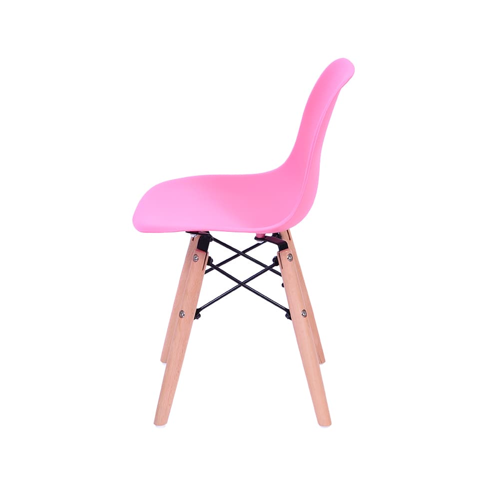 Cadeira Infantil Eames Rosa