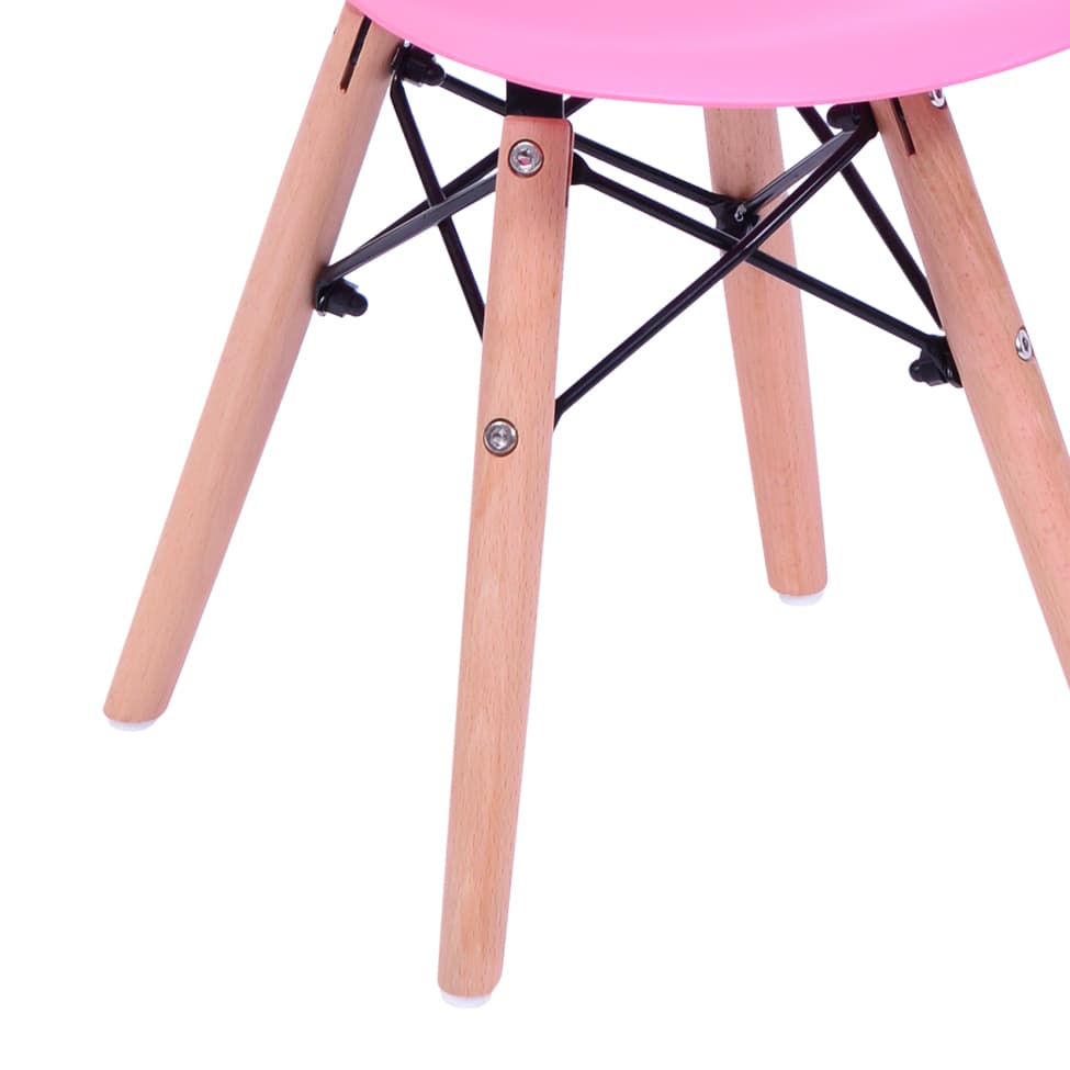 Cadeira Infantil Eames Rosa