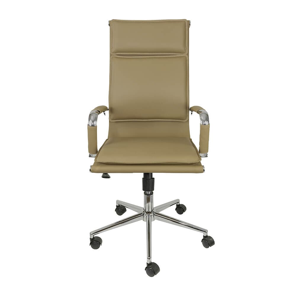 Cadeira Office Soft Alta - Caramelo