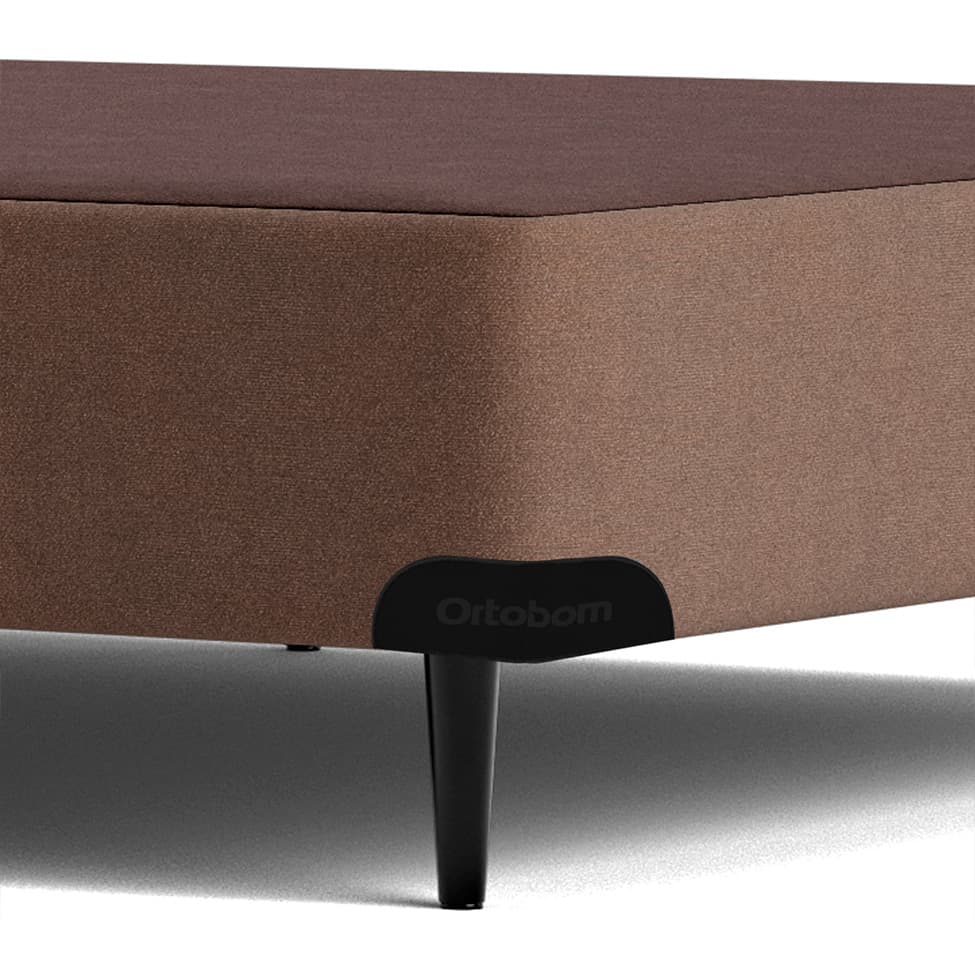 Base Box Solteiro Camurça I Creme