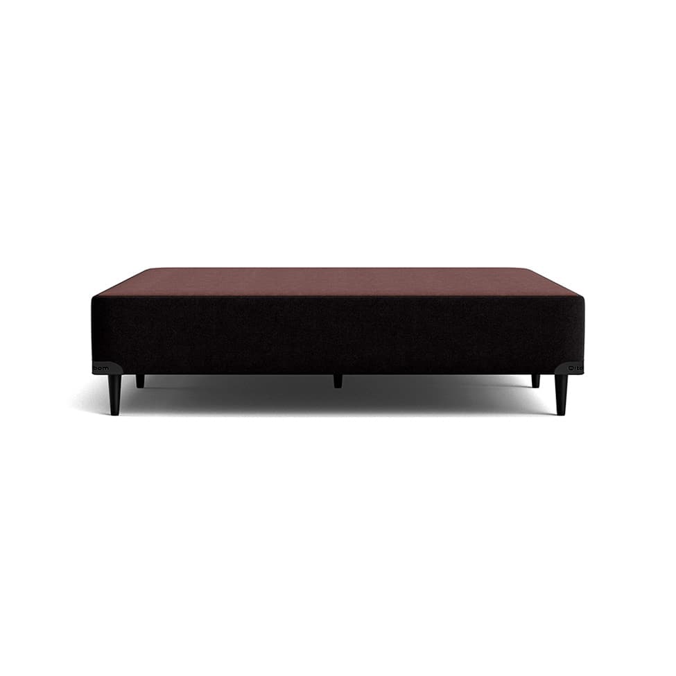 Base para Cama Box Casal Camurça I Preta
