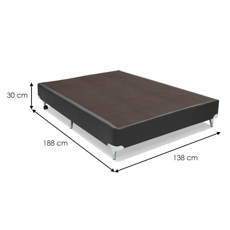 Base para Cama Box Casal Cori VI Cinza