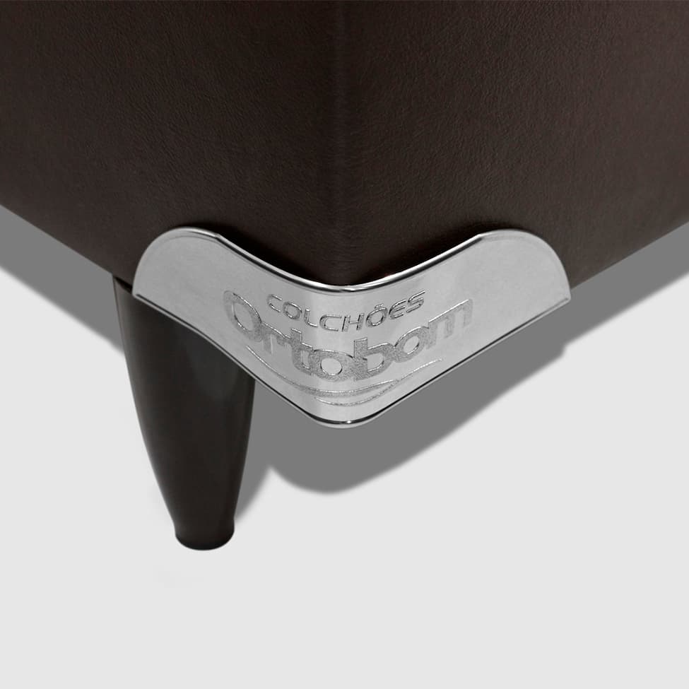 Base para Cama Box Casal Cori VI Marrom
