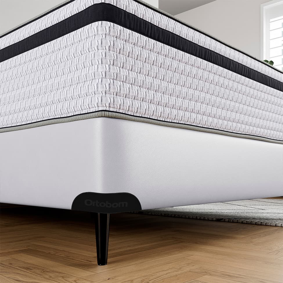 Base para Cama Box Queen Cori I Branco