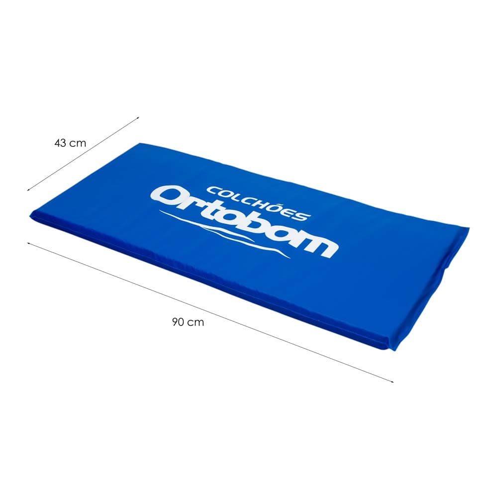 Colchonete Academia Espuma D20 4x43x90 Azul