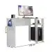 Mesa Gamer Slim Branco PLLA