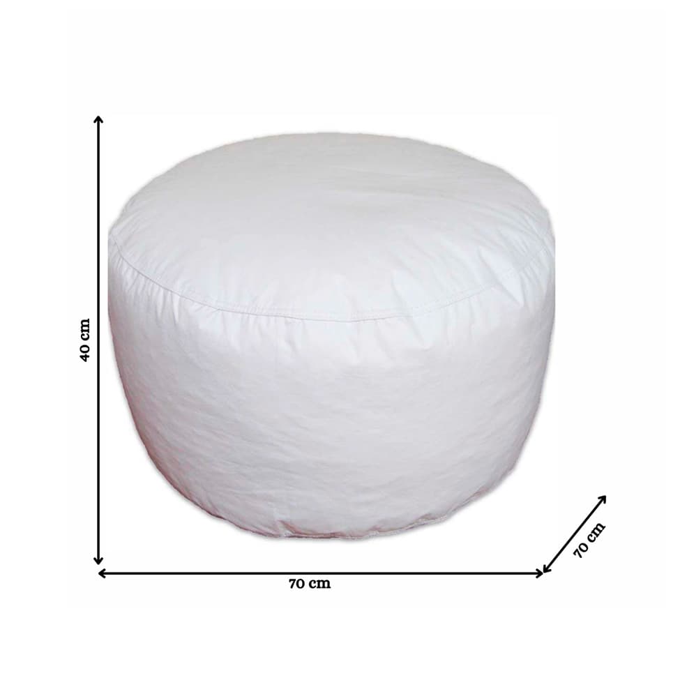 Puff Pastilha em Branco