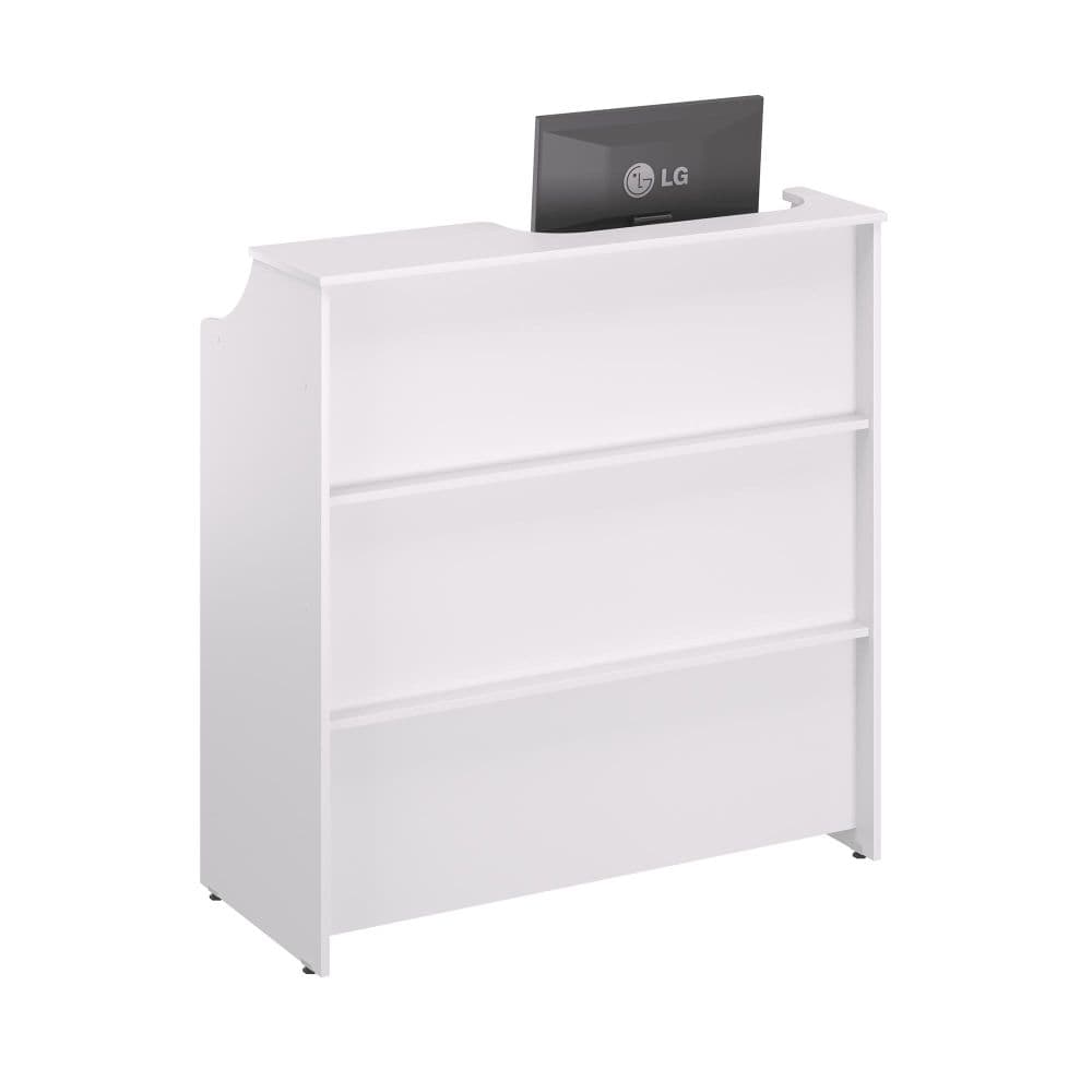 Guiche Atendimento Aliam com Gaveta Branco