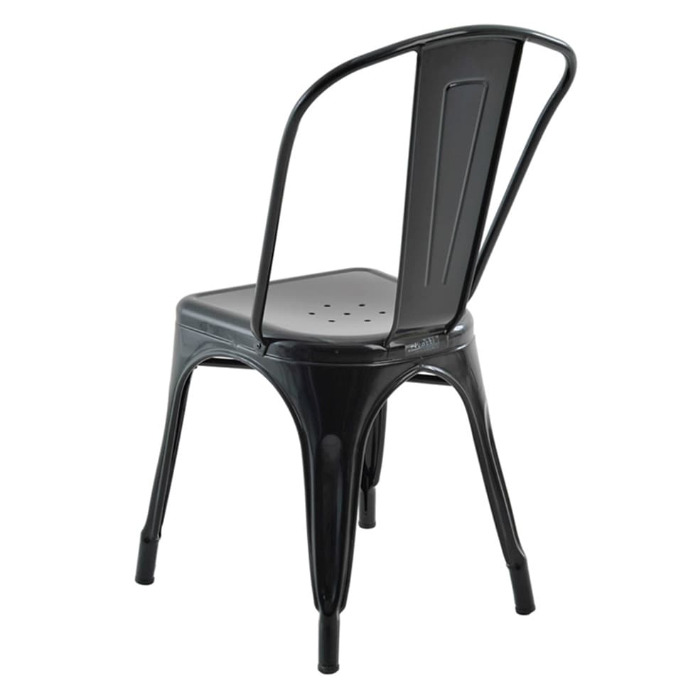 Conjunto com 2 Cadeiras Iron Preto