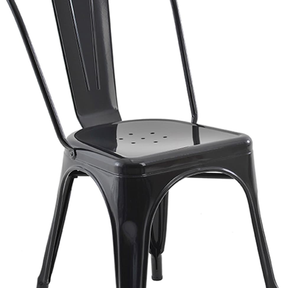 Conjunto com 2 Cadeiras Iron Preto