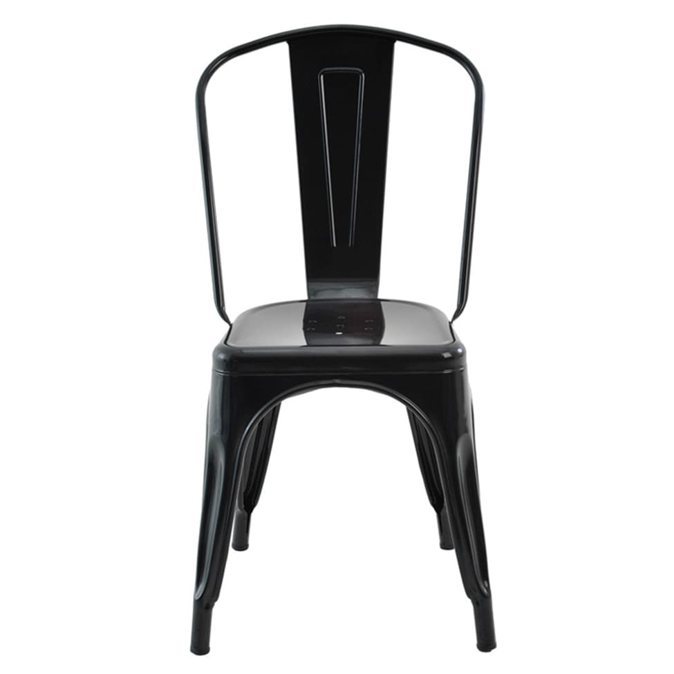 Conjunto com 4 Cadeiras Iron I Preto