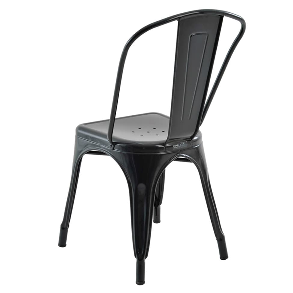 Conjunto com 4 Cadeiras Iron I Preto
