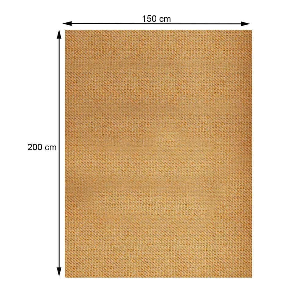 Tapete Essential 150x200 cm Mel Claro Apaeb