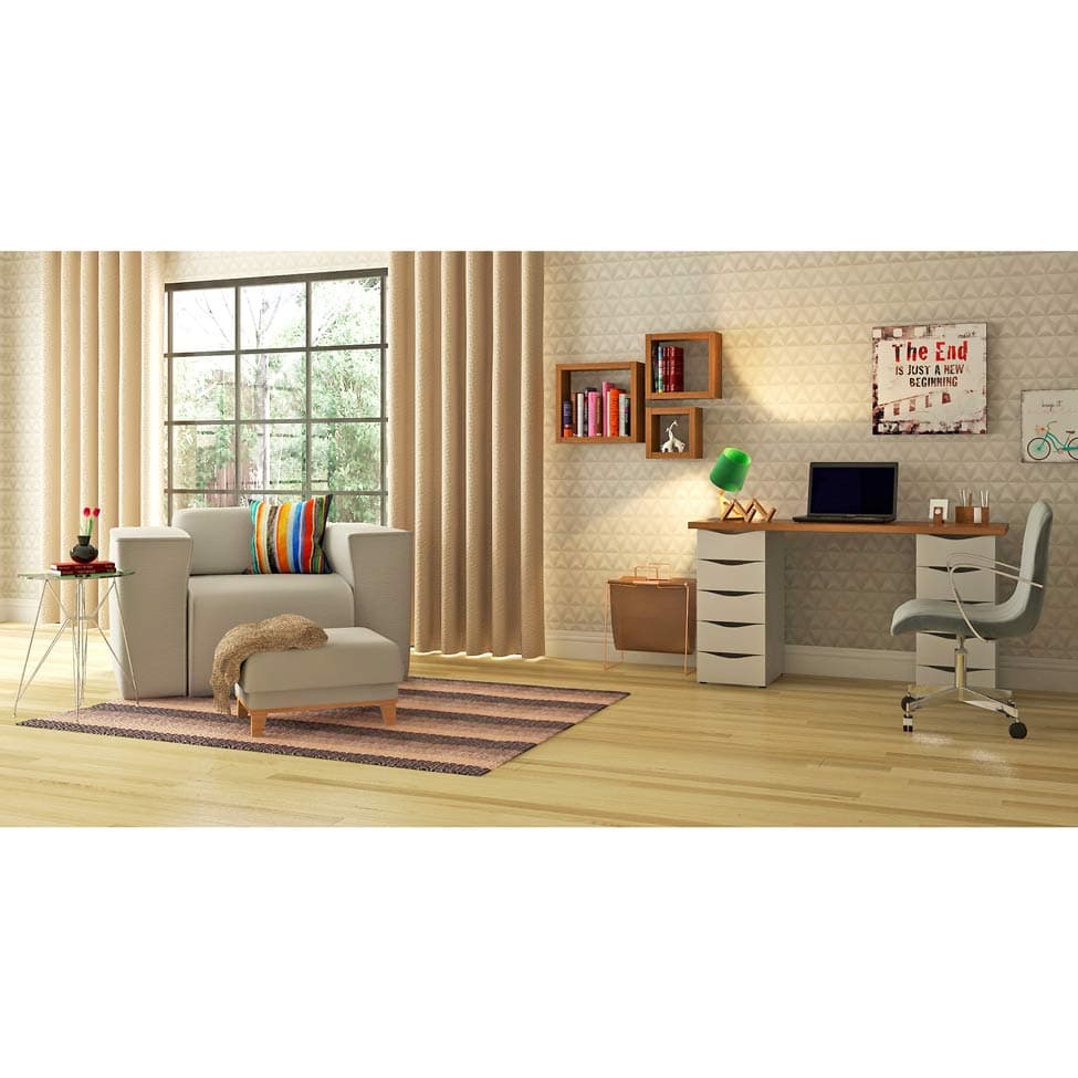 Tapete Liso Natural (150x200) Bege