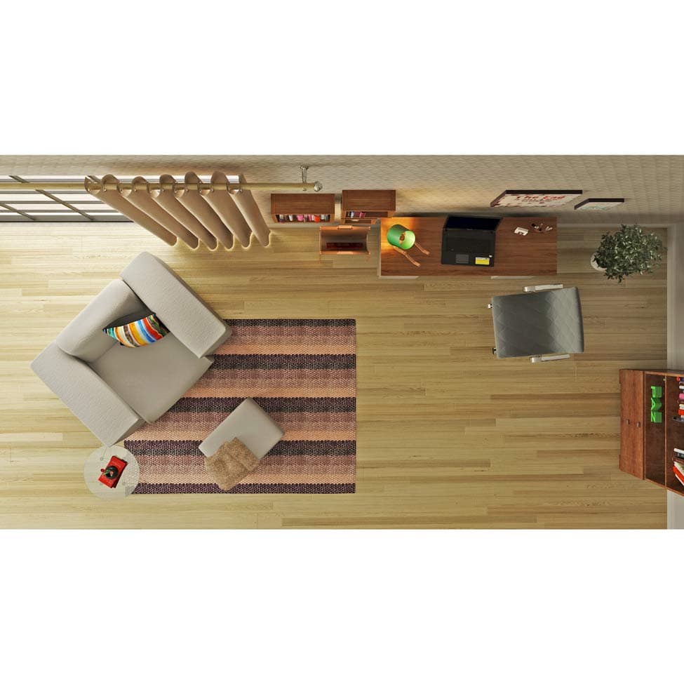 Tapete Liso Natural (150x200) Bege