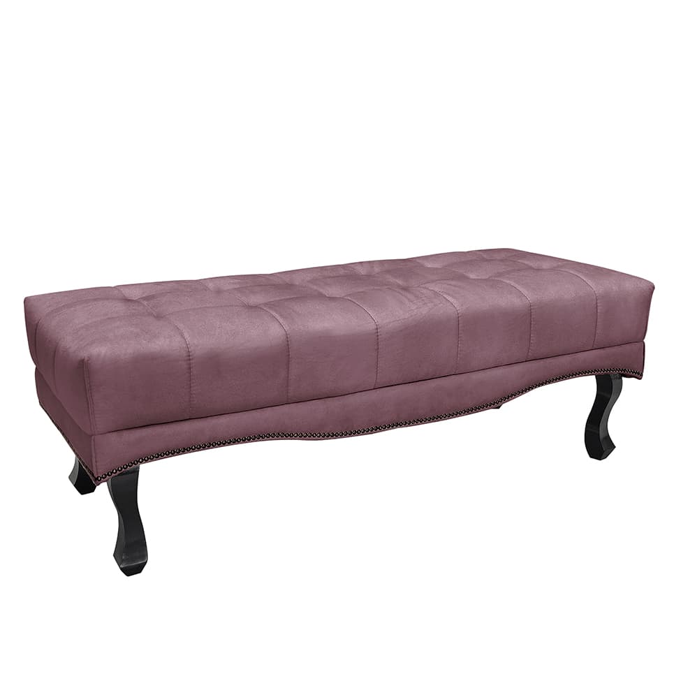 Recamier Vicenza Veludo Uva 140 cm