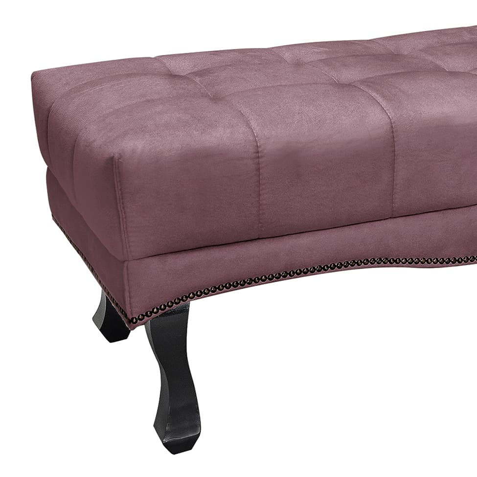 Recamier Vicenza Veludo Uva 140 cm
