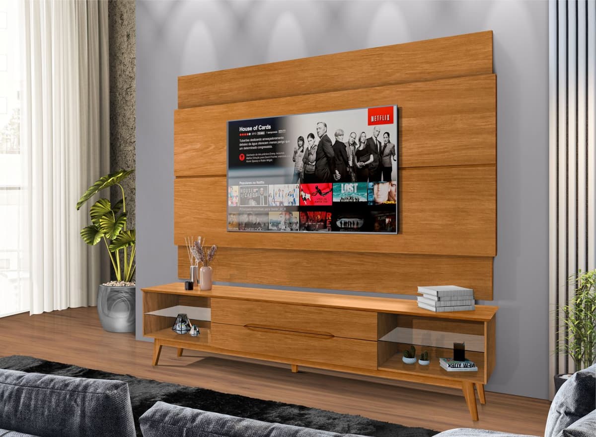 Rack para TV 1.80 Real Nature