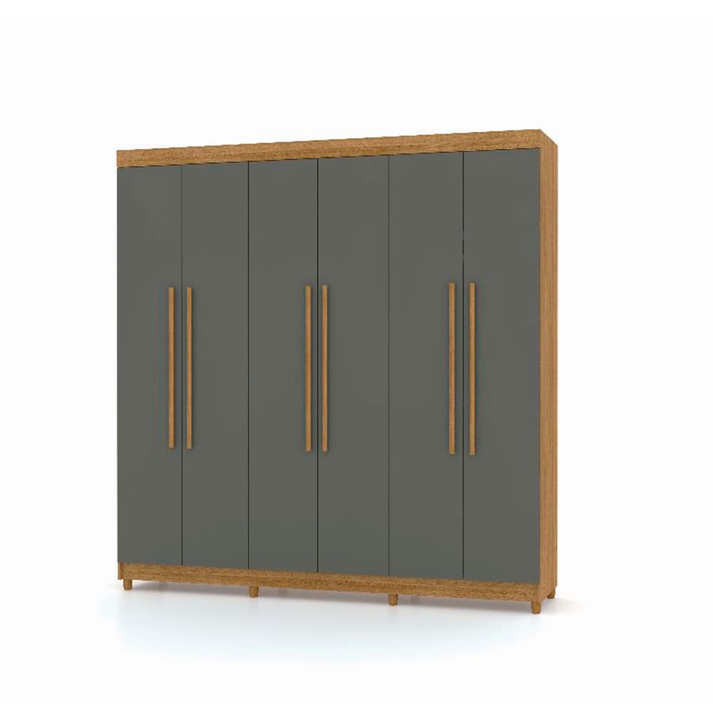 Guarda Roupa 6 Portas Audi Nature Alasca