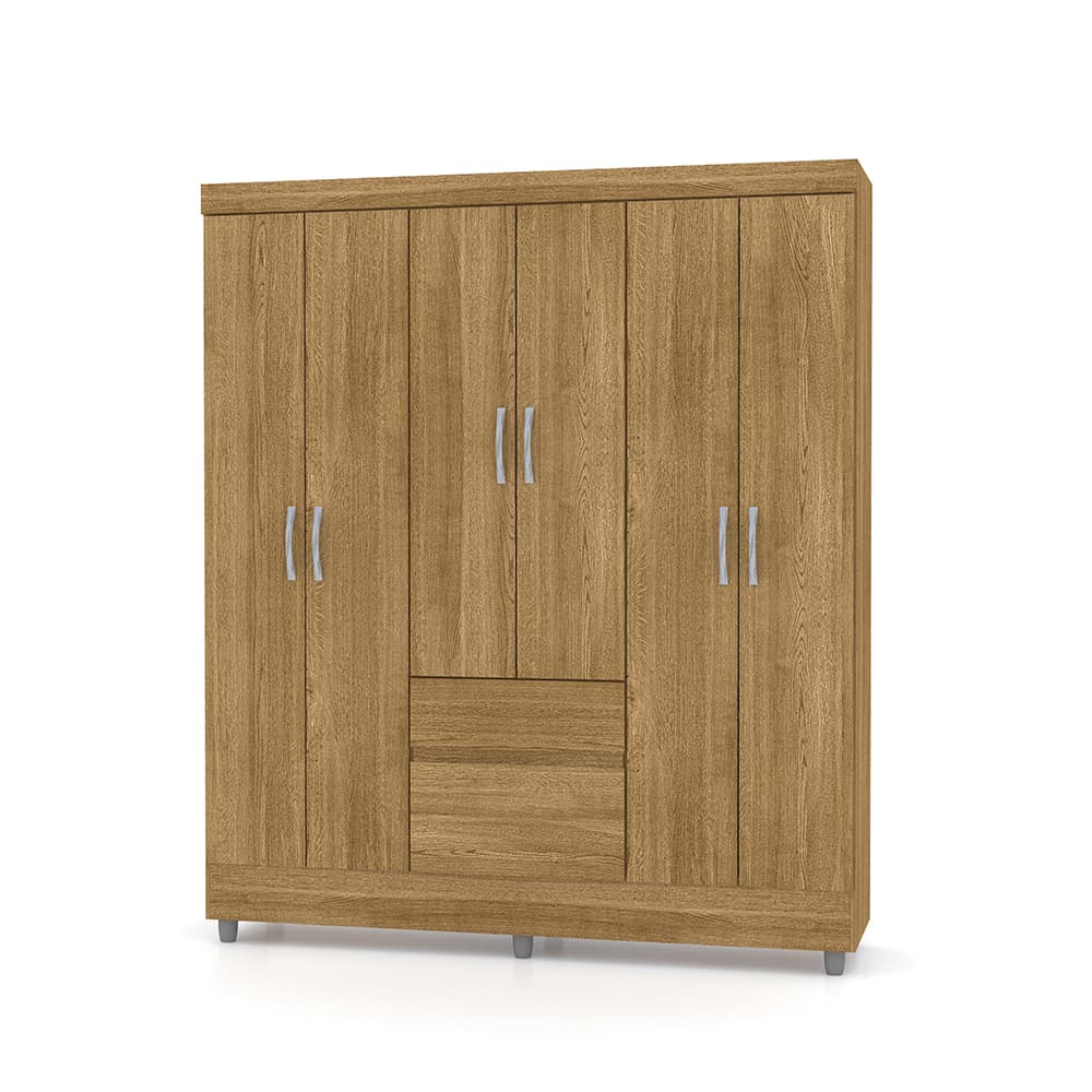 Guarda Roupa 6 Portas Urus Nature