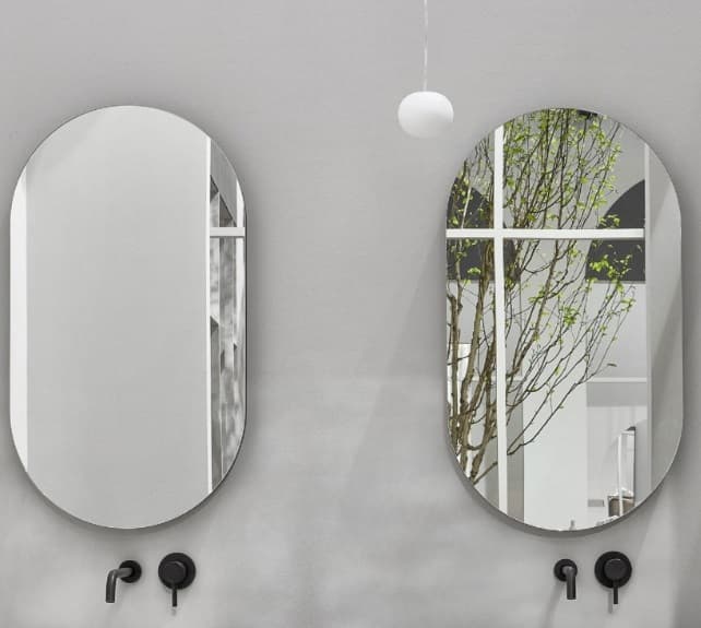 Espelho Decorativo Lapidado Oval 50x80cm