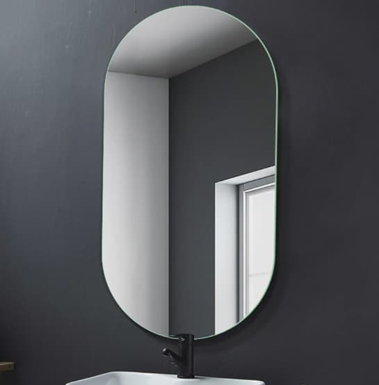 Espelho Decorativo Lapidado Oval 50x80cm