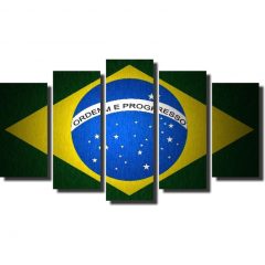 quadro do brasil para decoração de festa em casa