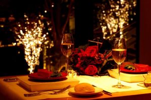 dia dos namorados com jantar romantico
