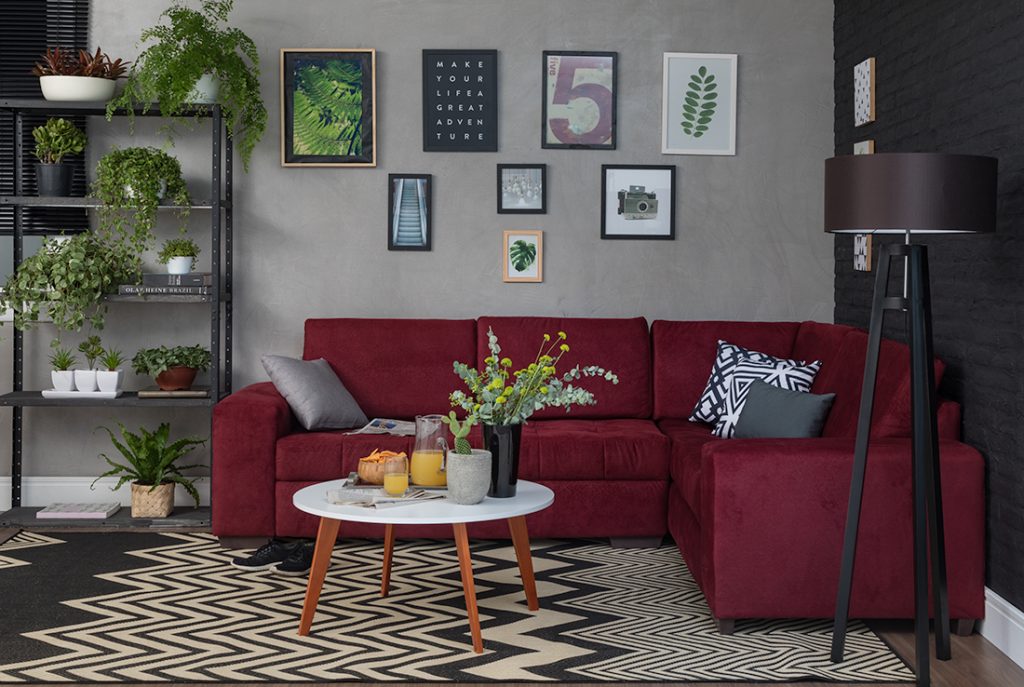 Urban Jungle - Sala de estar moderna