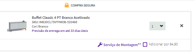 comprar móveis pela internet com serviço de montagem