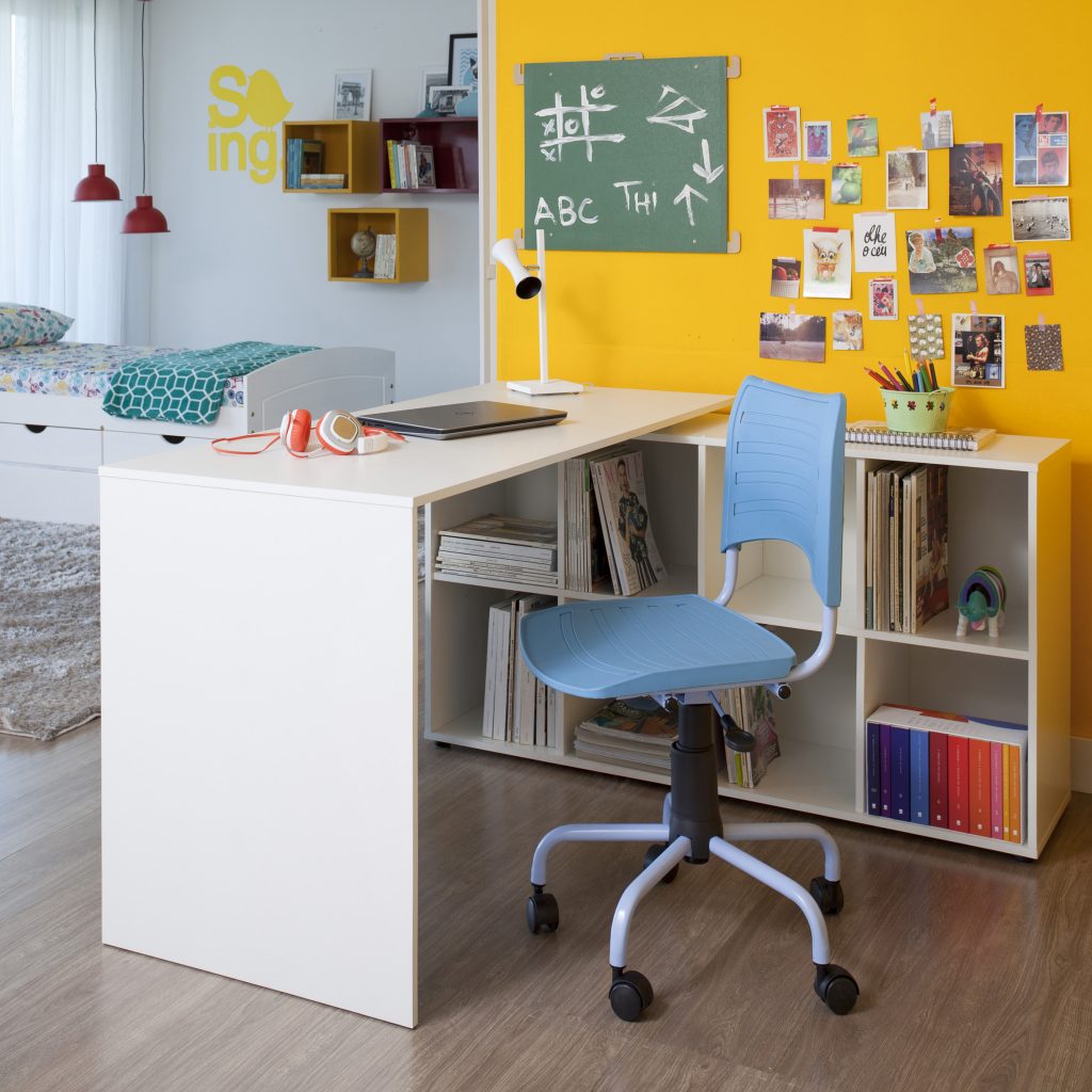 Decoração acessível para repúblicas estudantis - Área de estudo e/ou home office