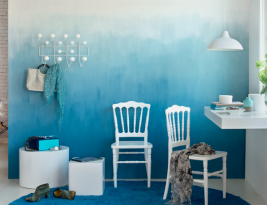 dicas de como pintar parede em diversos tons de azul para deixar o cômodo bonito